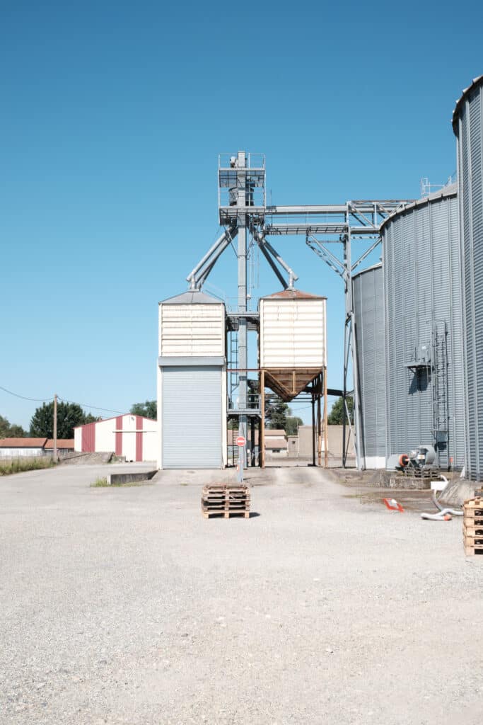 Silo de coopérative agricole à Mazères