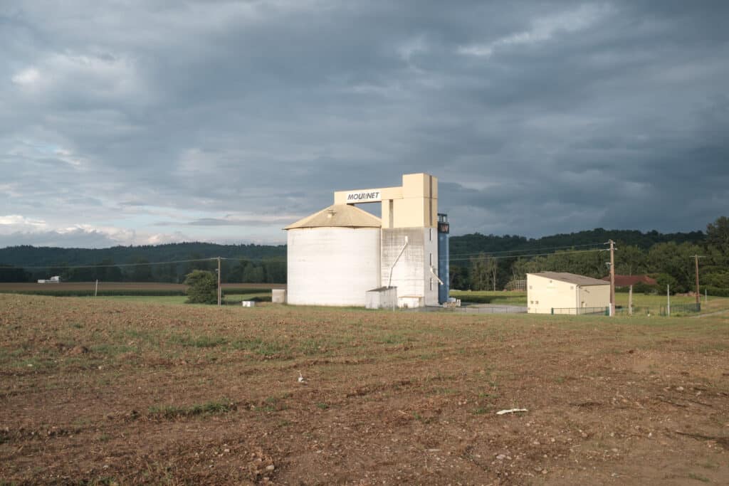 Silo de coopérative agricole et agroalimentaire dans le Gers
